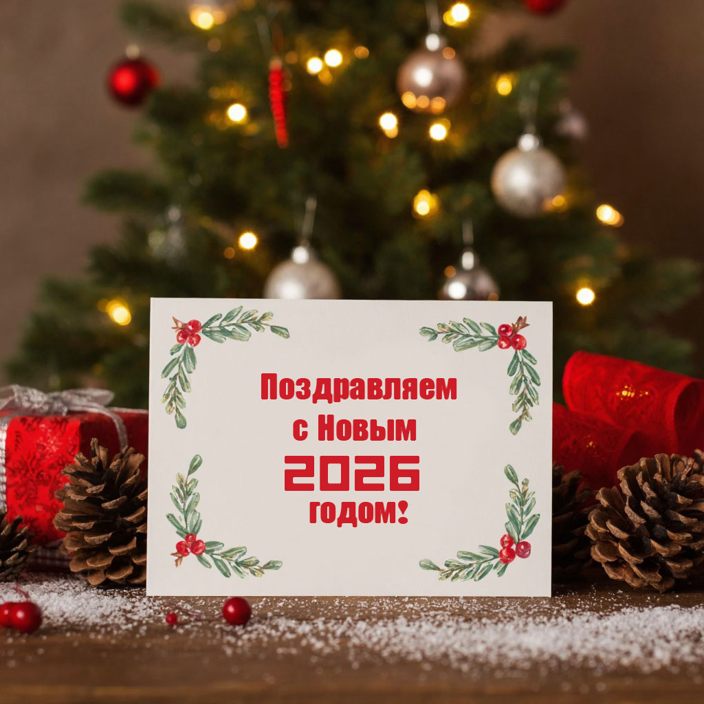 Поздравляем с Новым 2026 годом!